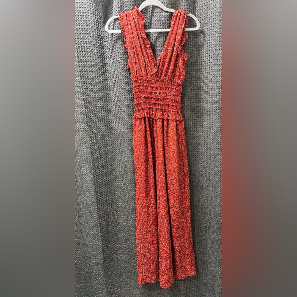 Red Flower MAX Studio Jumpsuit